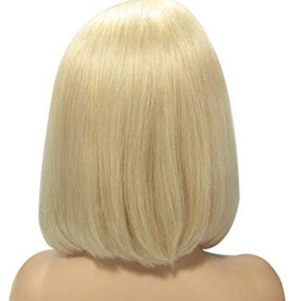 Indian Remy full lace wig 12 inches long color 613 - Picture 2 of 4